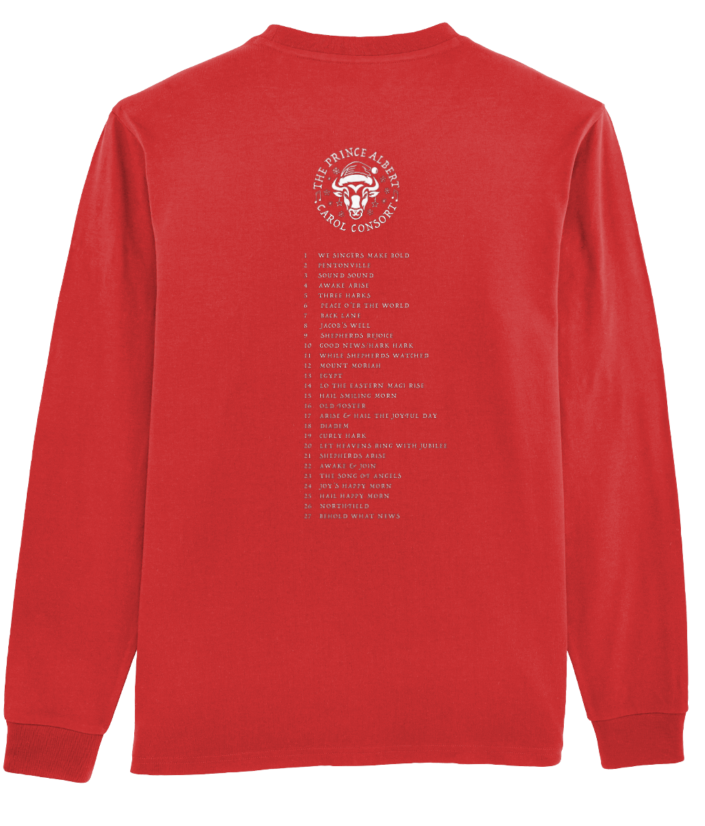 PACC Drinkers Tee - Long sleeve - Festive Red / Midnight Black / Glazed Green