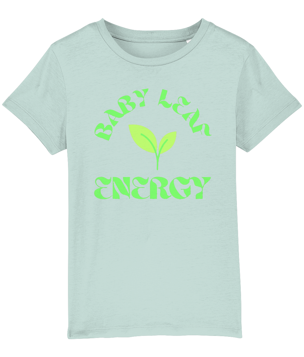 KIDS - Baby Leaf Energy T-Shirt - Pink/ Ecru/ Mint