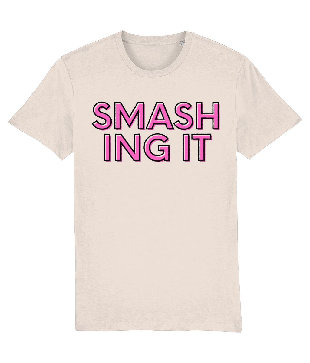 KIDS - Smashing It T-Shirt - Pink/ Green/ Ecru