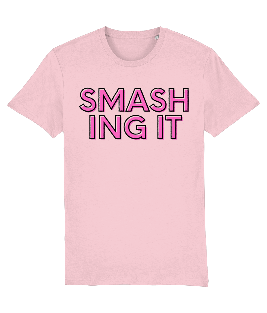 KIDS - Smashing It T-Shirt - Pink/ Green/ Ecru